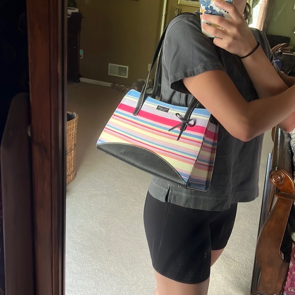 Kate Spade Multi-Colored Striped Purse - Picture 9 of 9